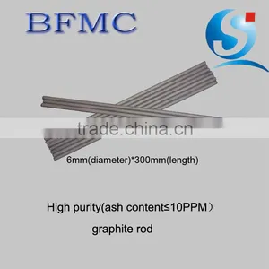 6*300mm Graphite Spectral Analysis Rods Little Rod Can be Used in Little Graphite Crucible thumbnail-2