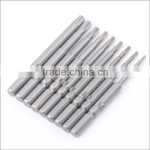 9PCS 801 5mm Round Shank Magnetic Torx Screwdriver Bits Electric Screwdriver Head 60mm AR-27 thumbnail-4