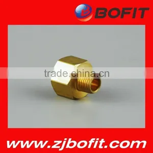 Zhejiang Factory Low Price Brass Parts Copper Pipe Flare Fitting Tube Connector Brass Barb Hose Fitting Brass Compressio Quality Choice thumbnail-1