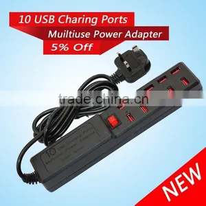 New Arriving Multi Electrical Extension Socket With Switch Button Tracking Number Available thumbnail-2
