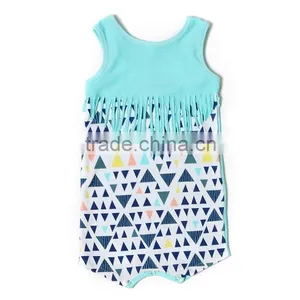 2016 Latest Wholesale Baby Clothes Soft Cotton Casual Baby Rompers For 0-24months thumbnail-1