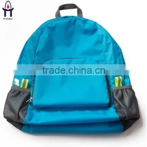 Polyester Foldable Backpack, Multicolor Waterproof Outdoor Shoulders Backpack thumbnail-4