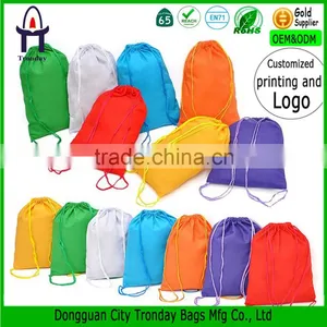 Customized Advertising Rope Sealing Handle Gift Bag Use Drawstring Bag Drawstring Bag thumbnail-1