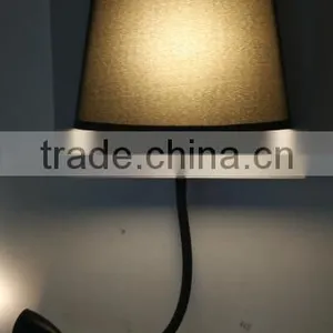 CE/RoHS 2 Years Warranty 9.3w Modern Fabric and Aluminium Wall Lights thumbnail-1