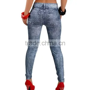 New Style The Thin Elastic Snowflakes Cowboy Feet Pants Render Women Pants thumbnail-5