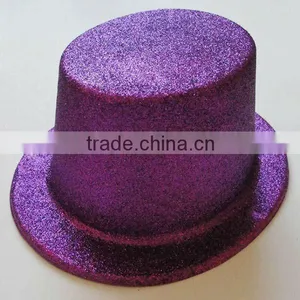 Plastic Glitter Top Hat thumbnail-1