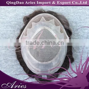 Super Durable Thin Skin Toupee Fast Delivery thumbnail-6