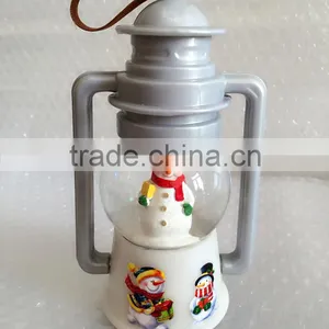 2015 Resin Snow Man Latern Design Led Handmade Christmas Snow Globe by China Supplier Quality Choice thumbnail-1