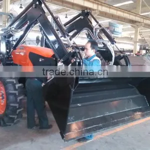 4WD 95 hp 954 Tractor Backhoe Loader With FEL 4 in 1 Bucket thumbnail-2