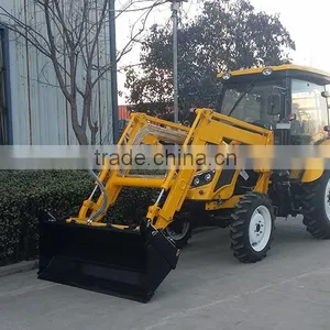 65HP QLN654 Tractor With Front End Loader and Backhoe, Tractor Backhoe Loader Quality Choice thumbnail-1