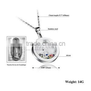 Latest Design Fancy Madonna Pendant for Girls thumbnail-6
