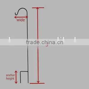 Metal Garden Shepherd Hooks With Low Price thumbnail-5