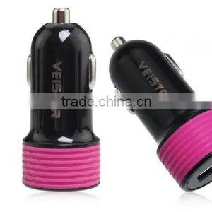 Factory Supply Fastest Car Charger 2.4a Silicon Car Charger for Mobile thumbnail-2