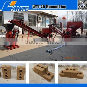 Manual Soil Clay Interlocking WT1-25 Brick Making Machine Factory Price for Sale thumbnail-5