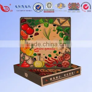 Recycled Material Kraft Paper Pizza Box With Beautiful Design thumbnail-4