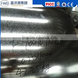 0.14mm~0.6mm Hot Dipped Galvanized Steel Coil/Sheet/Roll GI For Corrugated Roofing Sheet and ... thumbnail-1