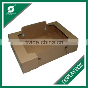 PLAIN DISPLAY BOXES CORRUGATED PACKING DISPLAY BOXES FOR FRUIT CARDBOARD PAPER RETAIL DISPLAY BOXES FOR VEGETABLES thumbnail-1