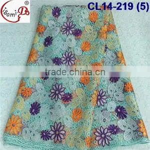 CL14-219 Elegant Embroidery French Lace,tulle Lace Fabric African French Net Lace Fabric thumbnail-3
