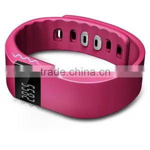New Arrival OLED Display Backlight Silicone Smart Bracelet Pedometer, Waterproof Bluetooth 4.0 Sleep Mornitoring Wristband thumbnail-3