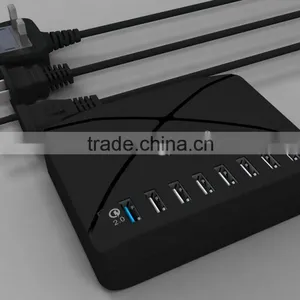 Quick Charger 2.0 USB Charger 8 Port Charger for Samsung Note thumbnail-1