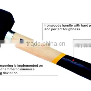 Stoning Hammer With Wooden Handle thumbnail-1