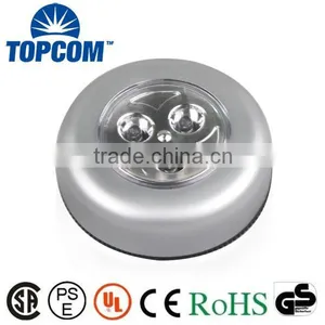 Super Bright Ultra Value 3 LED Touch Light Push Light thumbnail-1