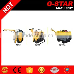 YLJ600A Cheap Price Mini Road Roller Compactor Gasoline Roller Compactor thumbnail-2