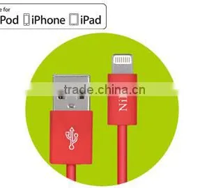 MFi License Power Sync Cable For Lightning IPhone 5 5C 5S IPad Mini IPad 4 Air thumbnail-1