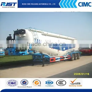 China Supply Bulk Cement Tanker Trailer , Bulk Powder Material Tanker Semi Trailer for Sale thumbnail-1
