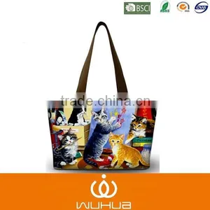 600D Polyester Printing Cheap Shopping Tote Bag thumbnail-5