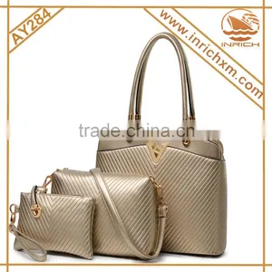 High-end European and American Fashion Handbags Handbag 2016 New 3pcs Bag Set thumbnail-4