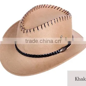 Wholesale Plain Cheap Cowboy Hats For Women thumbnail-3