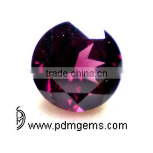 Rhodolite Garnet Round Cut Faceted For Gold Ring From Manufacturer thumbnail-1