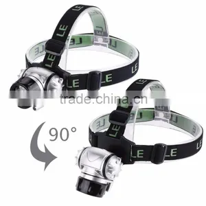 AAA Battery Powered LED Headlamp 18 White LED and 2 Red LED 4 Brightness Level Choice thumbnail-2