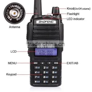 Baofeng UV-82 136-174 & 400-520MHz Dual Band Dual Display Two Way Radio With Free Earphone thumbnail-5