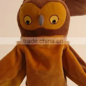 Chinese Factory Cheap Hand Puppet Baby Toy/ Animal Owl Hand Puppets for Sale thumbnail-3
