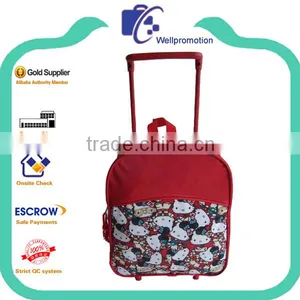 Wellpromotion Nylon Trolley School Bags for Girls thumbnail-1
