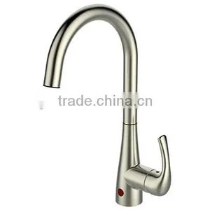 CUPC NSF AB1953 Montion Sense Pull-Down Kitchen Faucet With Brushed Nickel PVD thumbnail-2