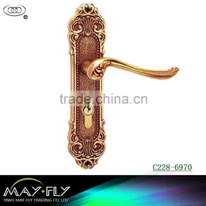 Luxury Tri-circle Brand Brass European Interior Room Door Lock;High-end European-style Door Lock Series thumbnail-2