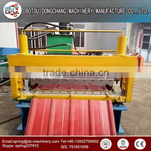 Galvanized Zinc Roof Sheet, Wall Panel Making Machine Trapezoidal Roof Panel Cold Roll Forming Machine thumbnail-3