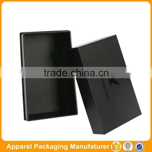 Black Paper Packaging With Logo UV Neck Tie Box thumbnail-5