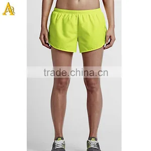 High Waist Band Polyester Sport Wholesale Women Running Shorts thumbnail-1