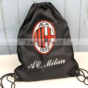 Reusable Promotional Drawstring Backpacks Custom Pull String Bags Custom Logo Drawstring Bag Gym Bag thumbnail-1