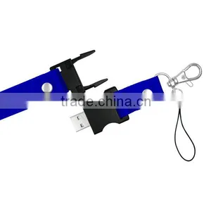 Factory Direct Sale Usb Lanyard Custom Printed Logo Polyester Lanyard Usb Flash Drive for Promotion Gift thumbnail-6