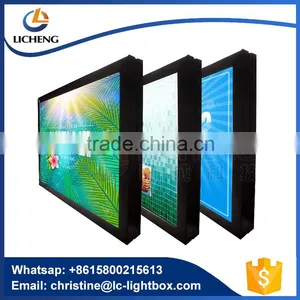 Wall Hanging Outdoor Display Advertising LED Light Box Display With High Quality Aluminum Profile T6063 thumbnail-1