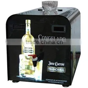 Bar Liquor Shot Machine Instant Wine Chiller Black Color Commercial Wine Chiller thumbnail-1