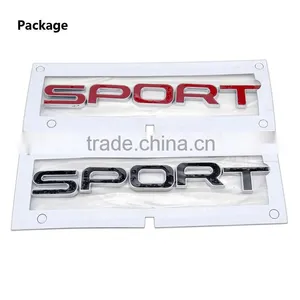 Wholesale Sport Chrome Adhesive Letters Custom Logo Stickers thumbnail-6