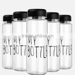 500ml Water Cup Transparent My Bottle / Lemon Juice Bottle / Plastic Water Bottle thumbnail-1