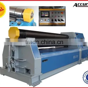 W12-16*4000 CNC Touch Screen Hydraulic Plate Sheet Rolling Bendr Machine With PLC thumbnail-1