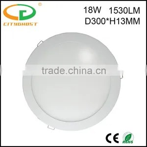 D300*H13MM Size White Frame Installed With Clips 1530LM 3 Years' Warranty 12 Inch Round LED Panel Light thumbnail-1